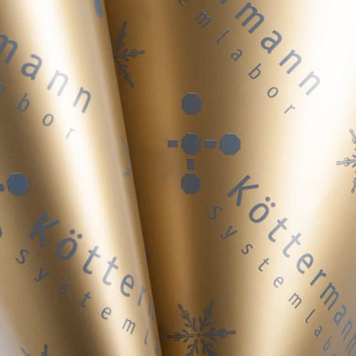 Geschenkpapier individualisiert für Köttermann von CREATEAM PROMOTION