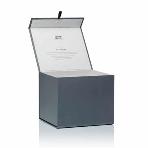 Packaging aim Klappbox offen von CREATEAM PROMOTION