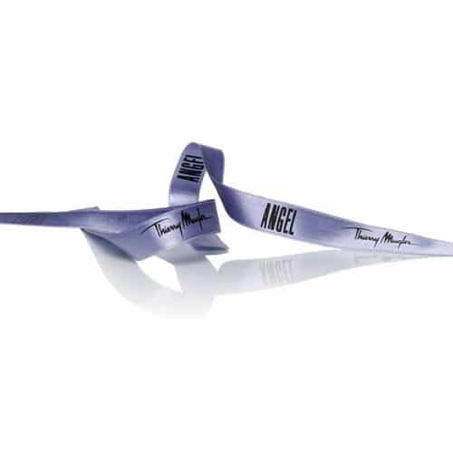 Geschenkbänder individualisiert auf das CI von Thierry Mugler von CREATEAM PROMOTION